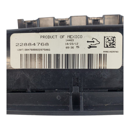 ✅2012-2016 Chevrolet Impala Manual Temperature Control ID C67 OEM 22884768