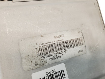 06-09 Trailblazer, ENVOY ECM Engine Control Module Computer 12613427