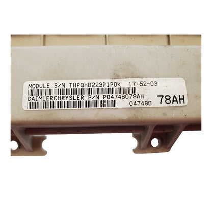 Dodge Chrysler 04748078ah P04748078ah Oem Genuine Electric Control Unit Ecu