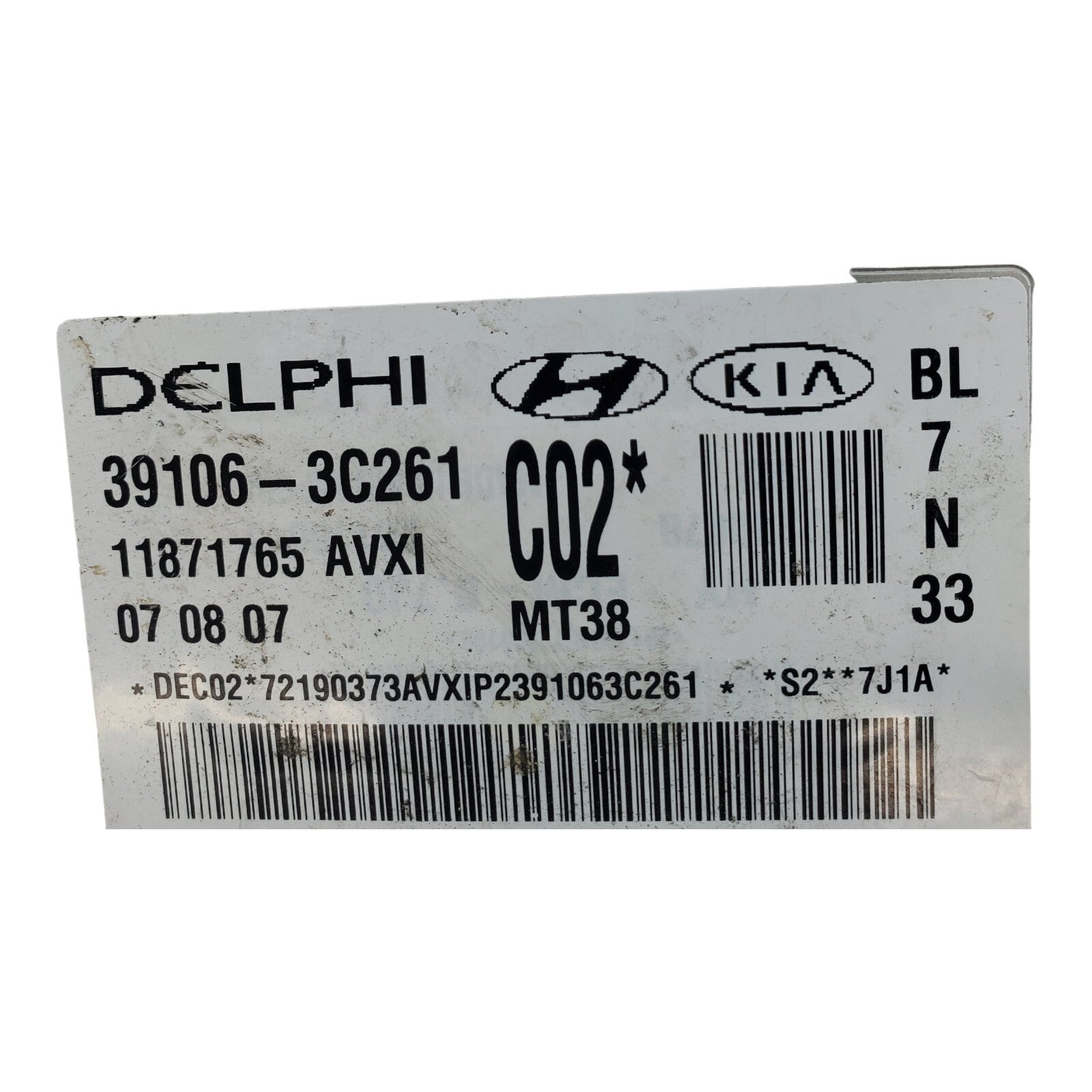 ✅07-09 Kia Sorento 39106-3C261 Computer Brain Engine Control ECU ECM PCM Module