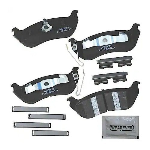 2004-2010 Explorer/Explorer Sport Trac/Mountaineer/TJ/Wrangler Brake Pad, Rear
