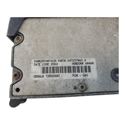 03 Dodge Grand Caravan Totally Integrated Power Module Fuse Box TIPM 04727556