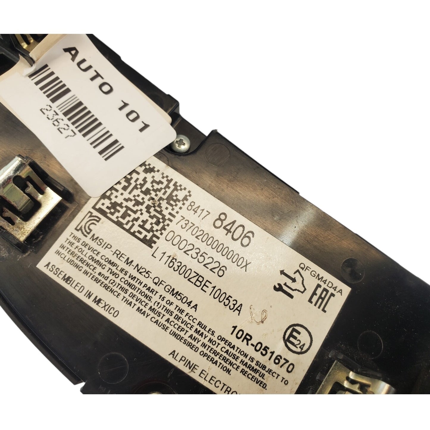 2016 2017 CHEVROLET MLAIBU LS AC Control OEM 84178406