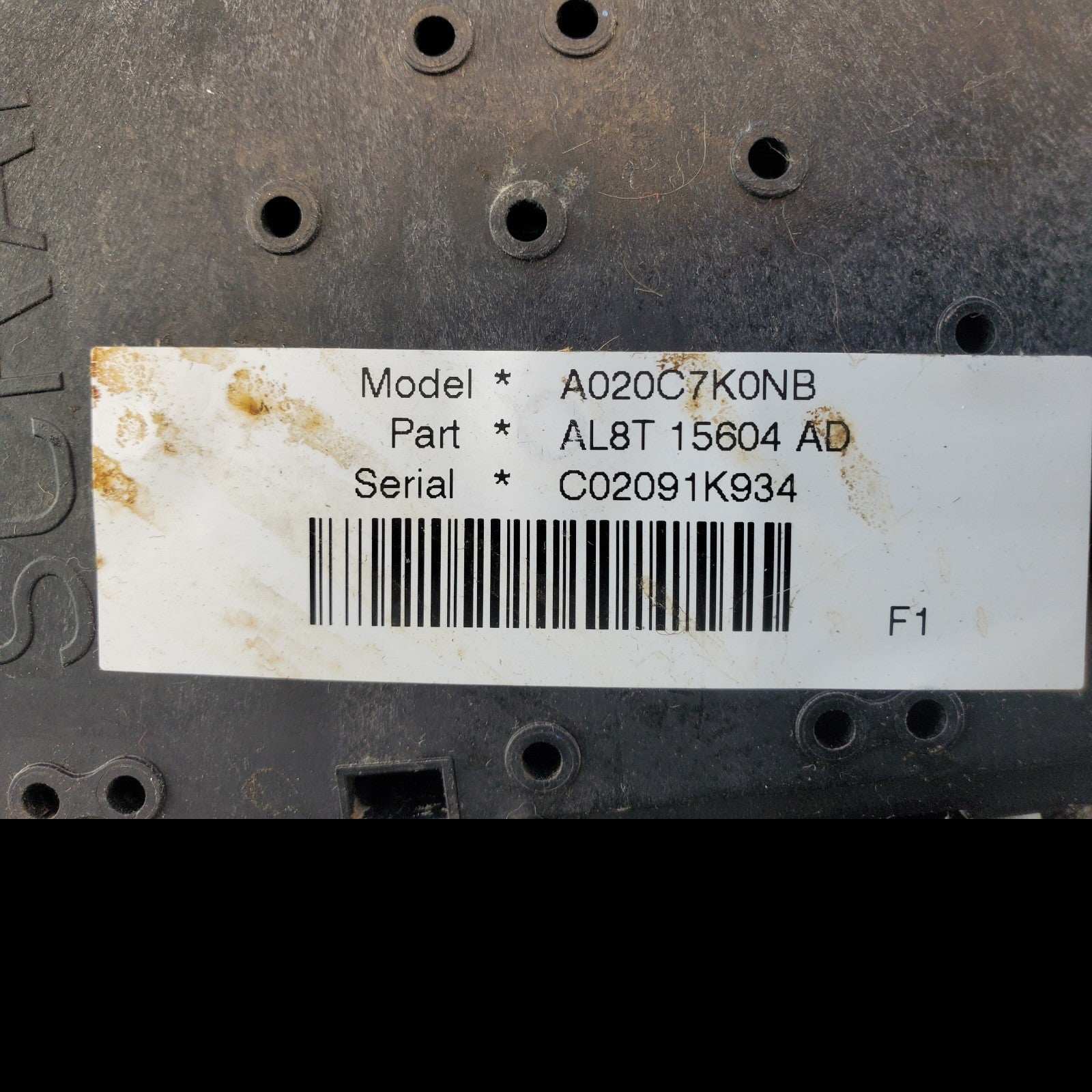 10 MERCURY MARINER Multifunction MODULE AL8T15604AD