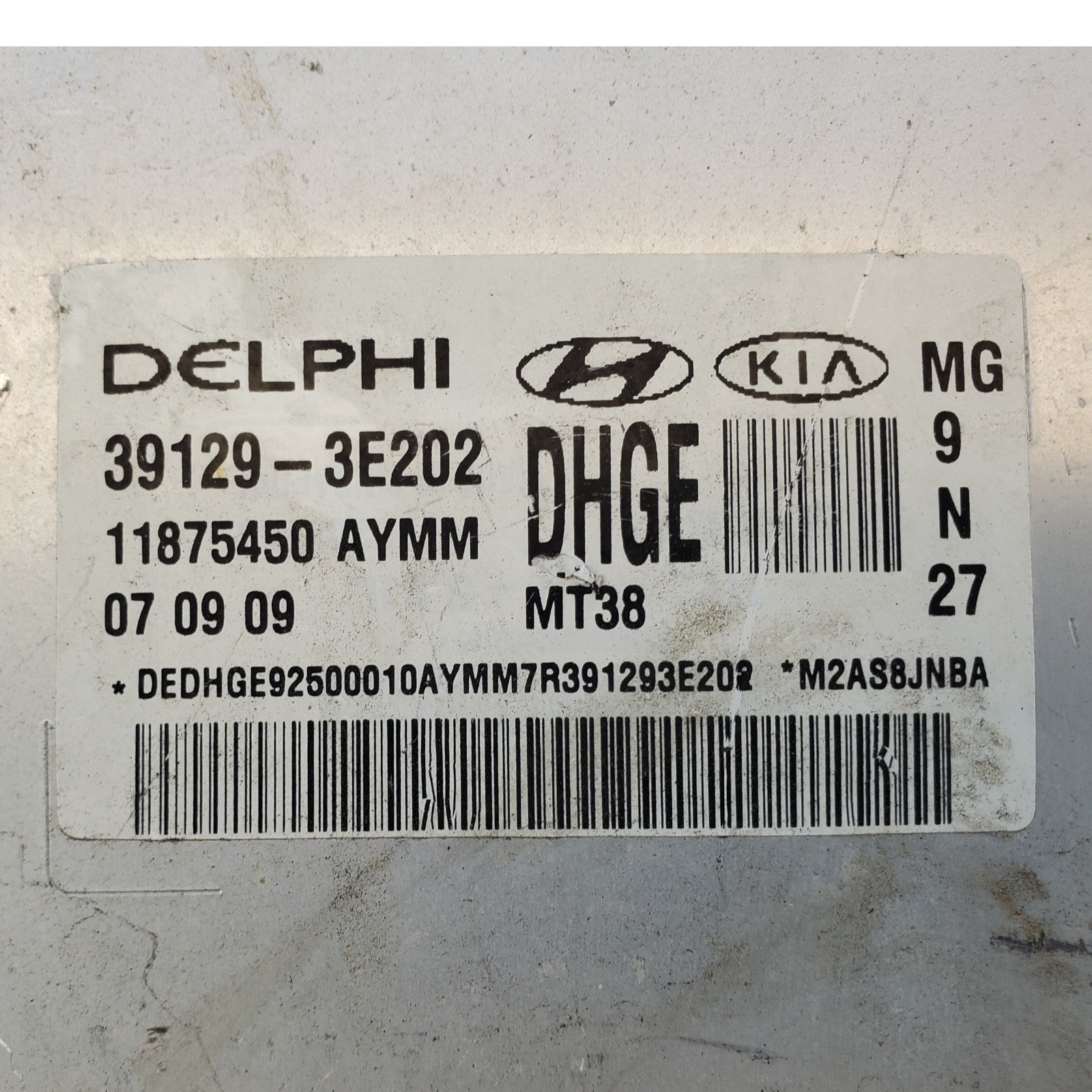 Engine ECM Control Module 2.7L 6 Cylinder Fits 09-10 MAGENTIS 39129-3E202