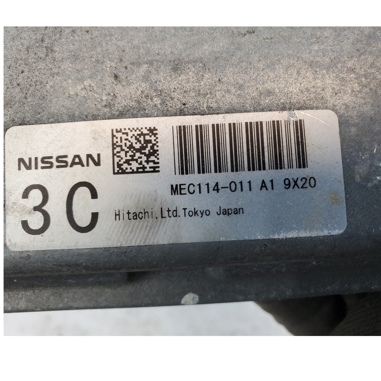 2010-2011 Nissan Altima Computer Brain Engine Control ECU ECM EBX MEC114-011 A1