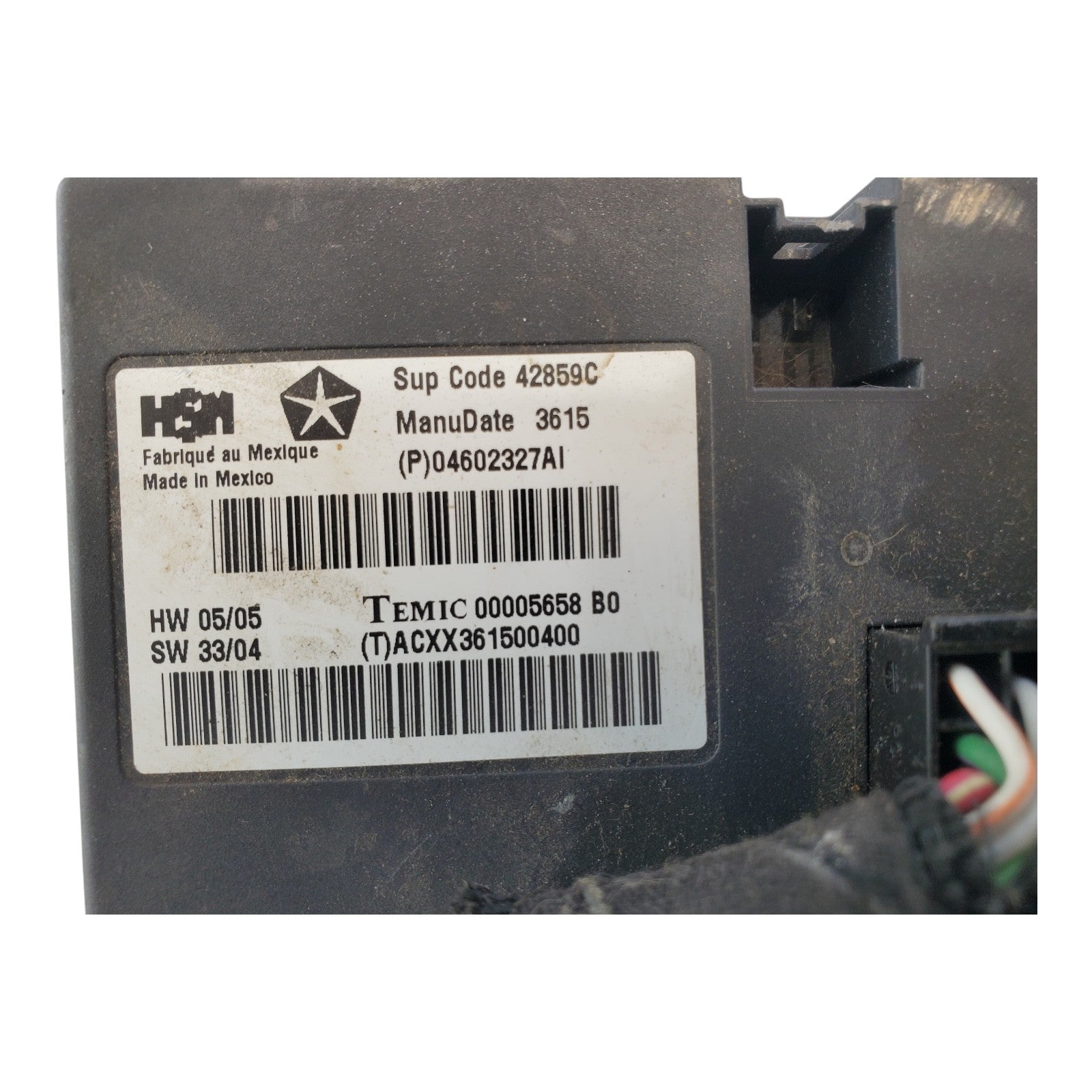 CHRYSLER 300C CONTROL MODULE ECU BCM CCM P04602327AI OEM