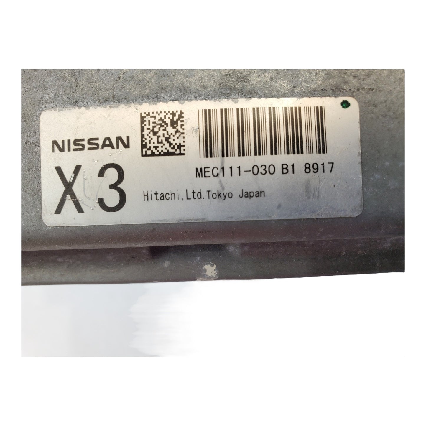 09 NISSAN ROGUE CALIF FWD ECU ECM COMPUTER MEC111-030 B1