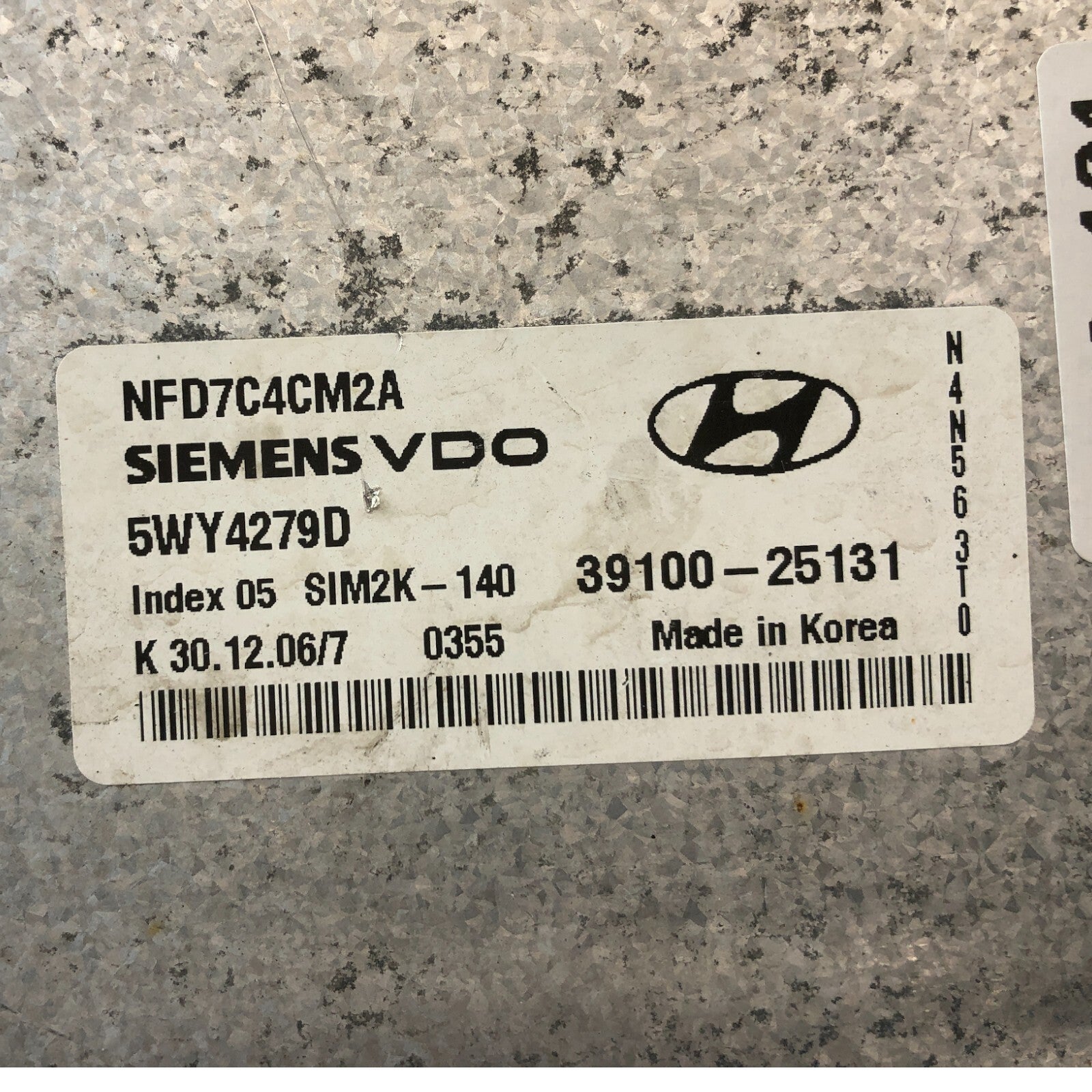  ✅ 06-08 HYUNDAI SONATA 2.4L Engine Control Module 39100-25131 PCM ECU OEM