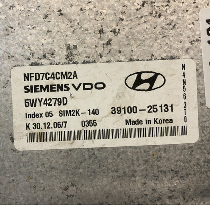  ✅ 06-08 HYUNDAI SONATA 2.4L Engine Control Module 39100-25131 PCM ECU OEM