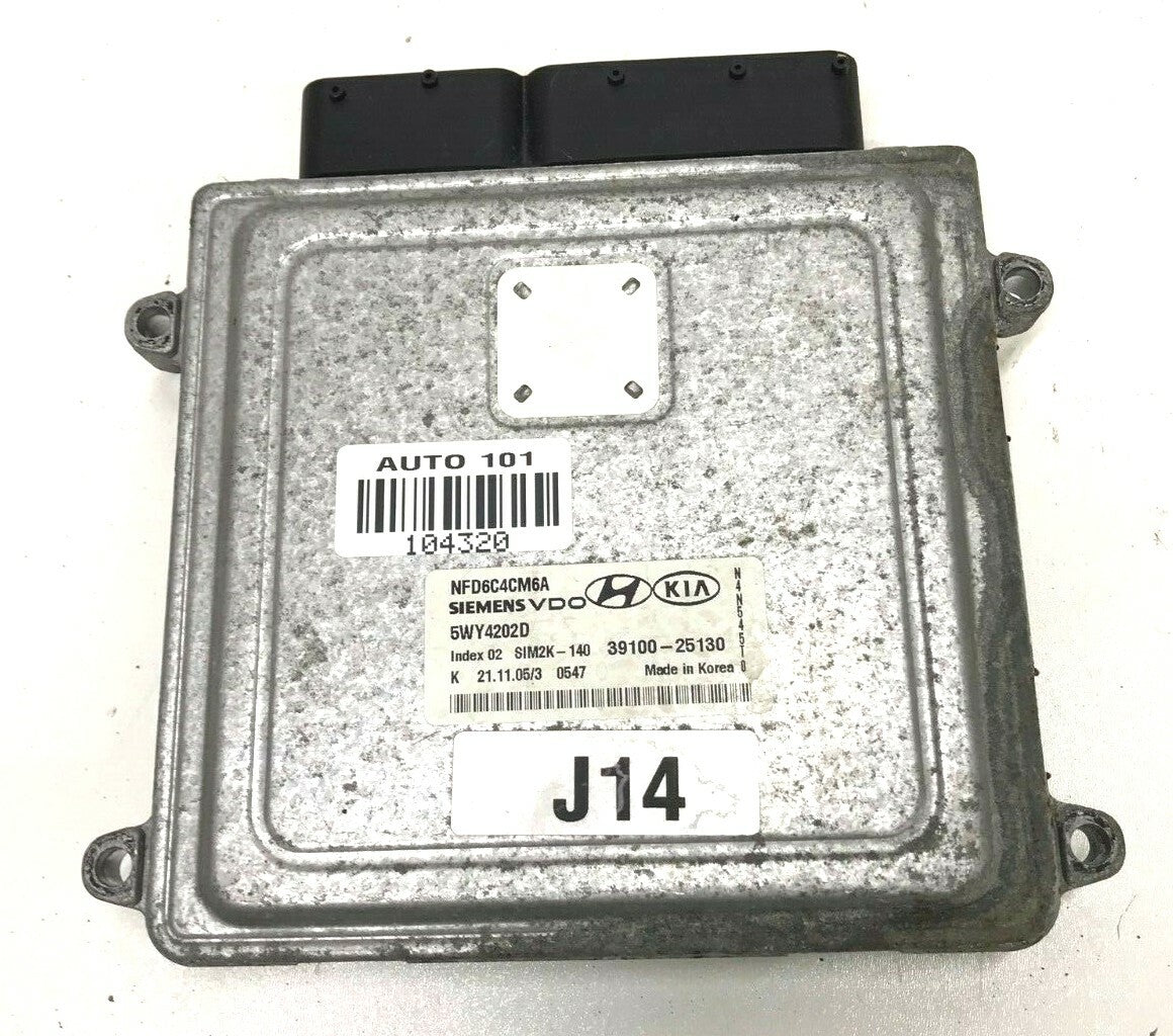 ✅ 06-08 Hyundai Sonata 2.4L Engine Control Module ECM Computer 39100-25130