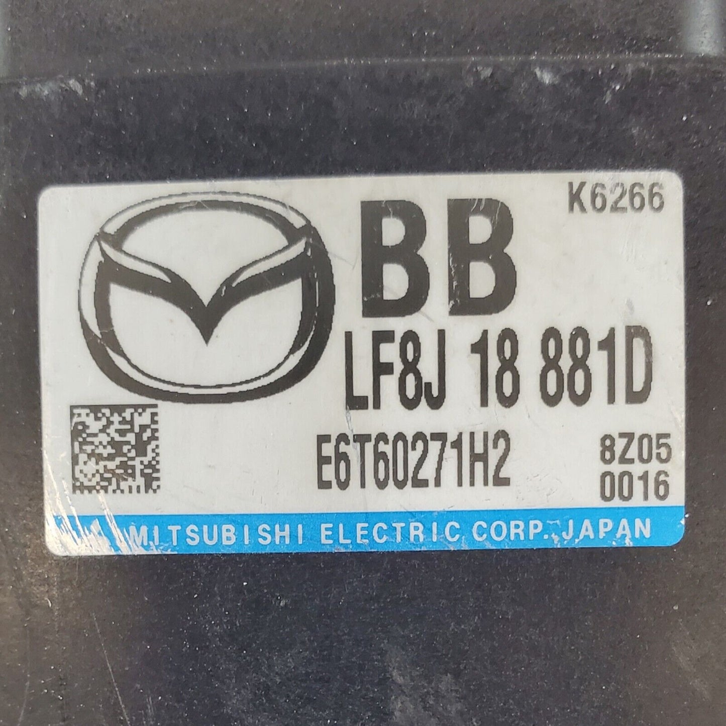 ECU ECM COMPUTER Mazda 3 2010 10 2.0L Manual LF8J18881C 672361