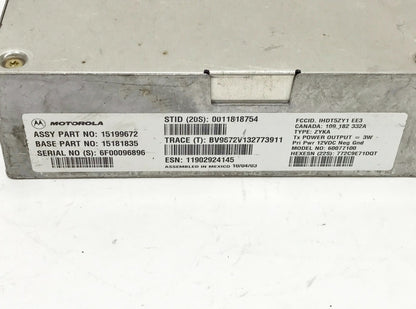 ✅ 03-04 Buick Rainier OnStar Control Module Computer Motorola 15199672 GM