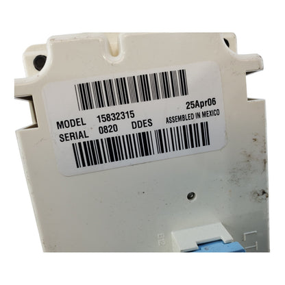 03-06 Chevy GMC Silverado Sierra Yukon Climate Control Unit Temp A/C 15832315