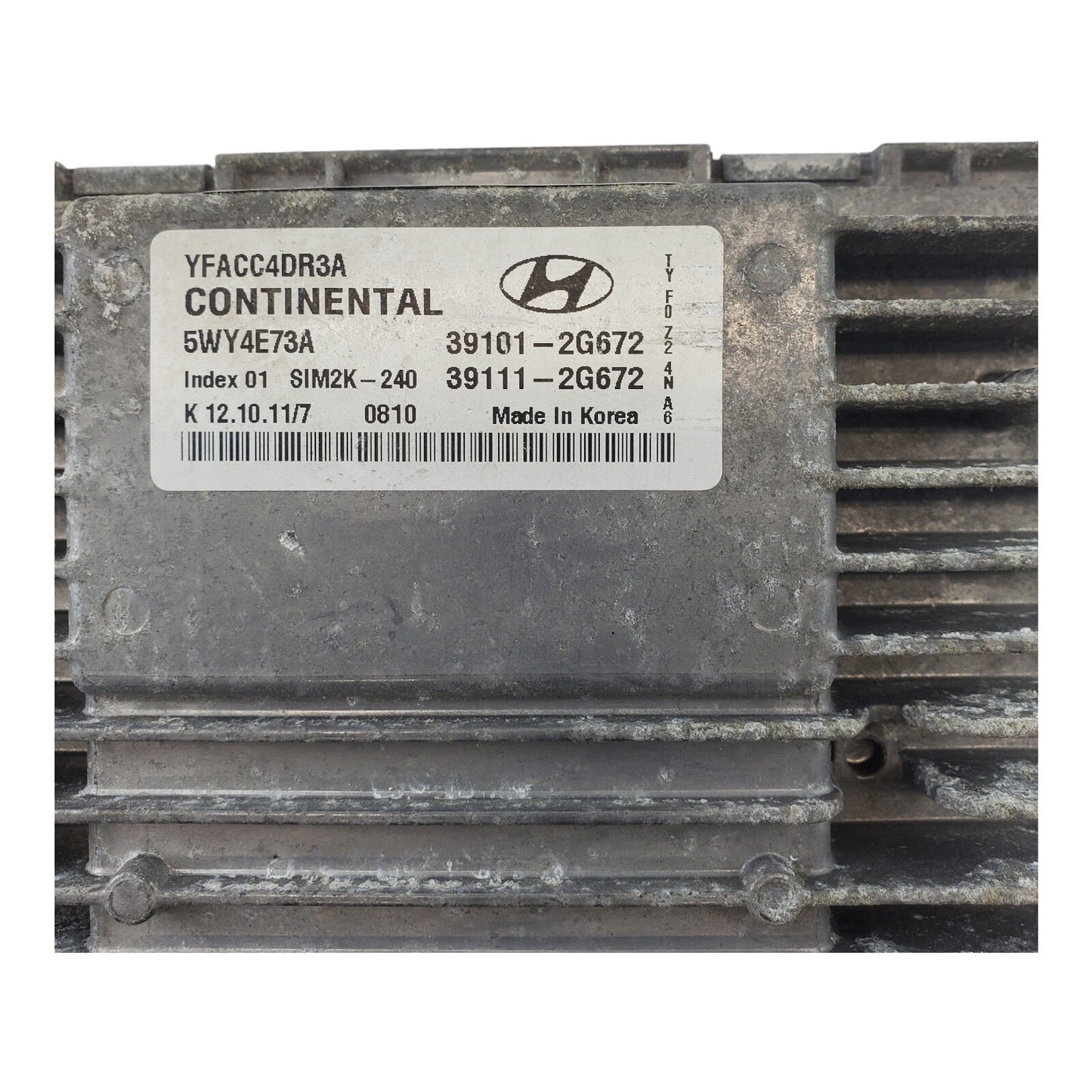 2011-2014 Hyundai Sonata Engine Control Module ECM OEM 39101-2G672, 39111-2G672