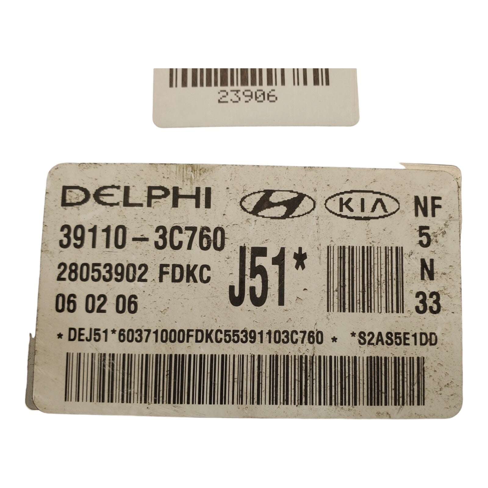 ✅ 2006 - 2008 Hyundai Sonata A/T 3.3L ECM Engine Control Module 39110-3C760