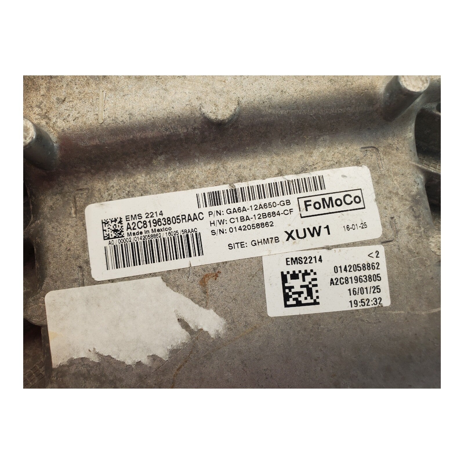 GA6A-12A650-GB Engine/motor Brain Box FORD FIESTA 16 17