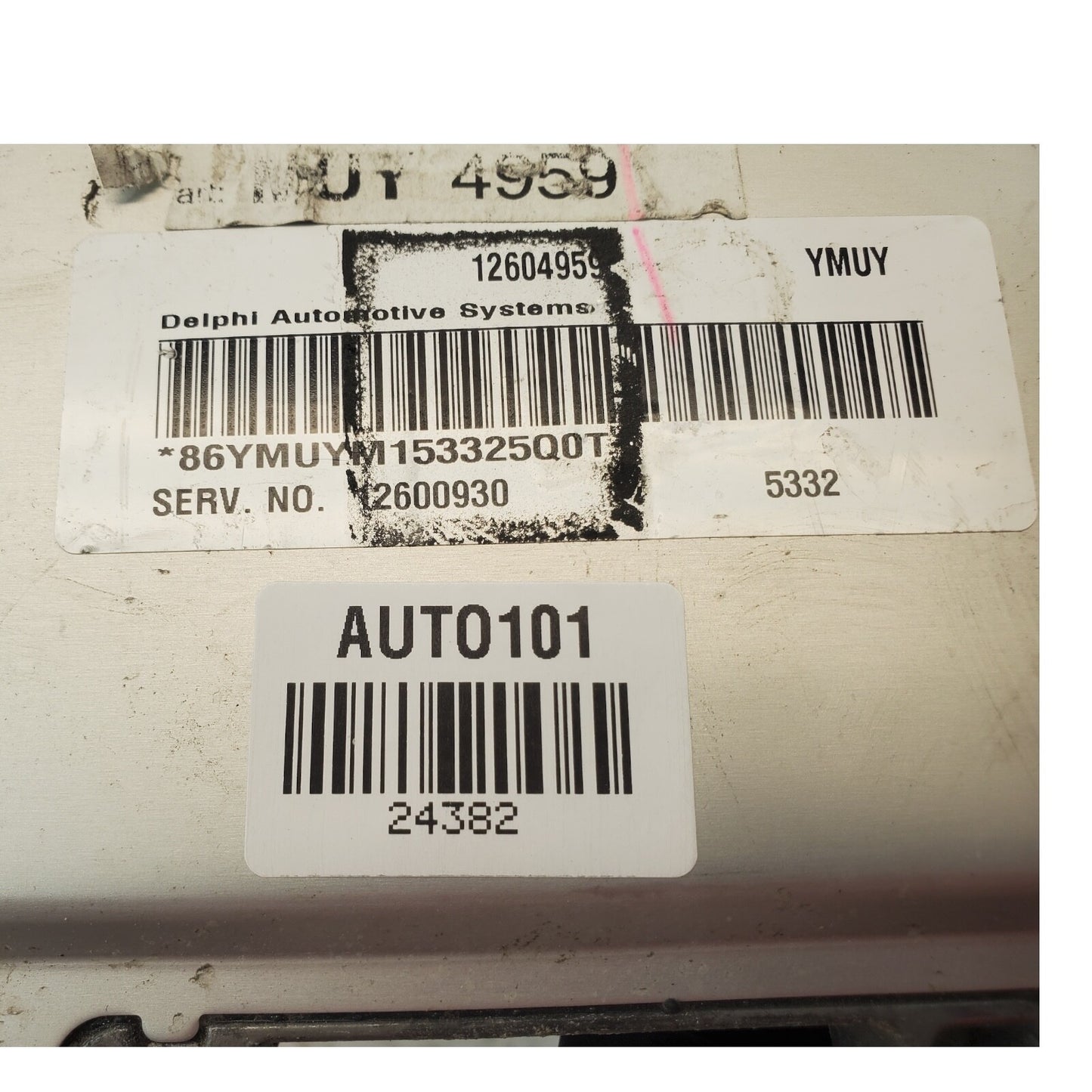 06-08 GRAND PRIX GT MODULE ECU ECM PCM YMUY ACDELCO 12604959 12600930