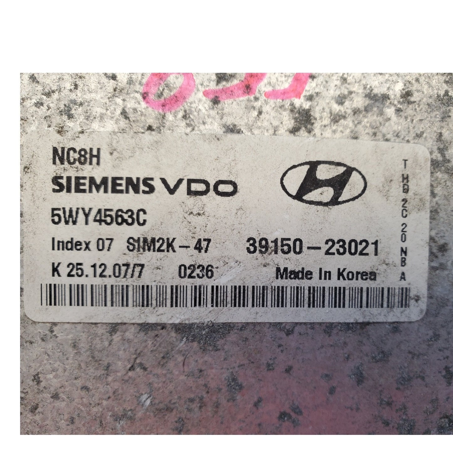 Engine ECMControl Module 2.0L AT Fits 07-10 ELANTRA 39150-23021 3915023021