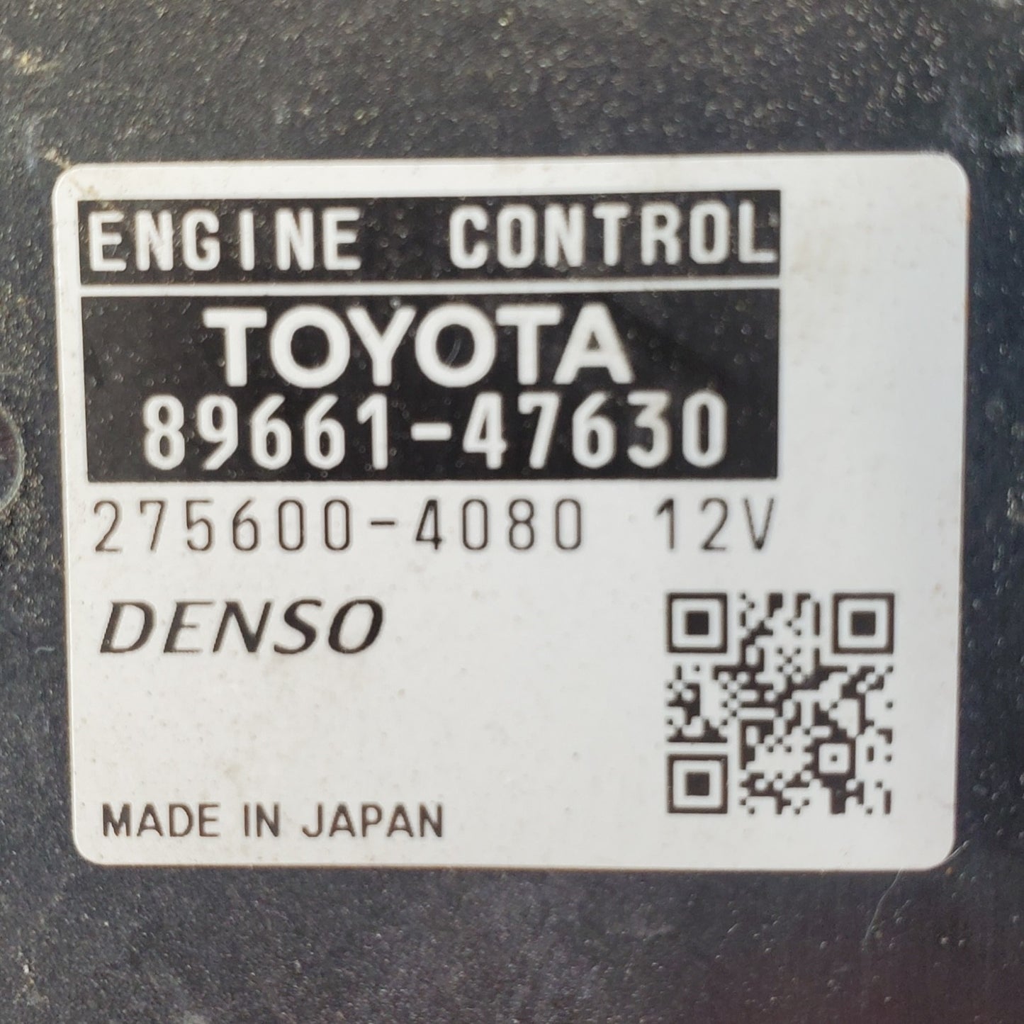 OEM Engine Control Module ECU Toyota Prius V 1.8L Hybrid 2014 2015 / 89661-47630