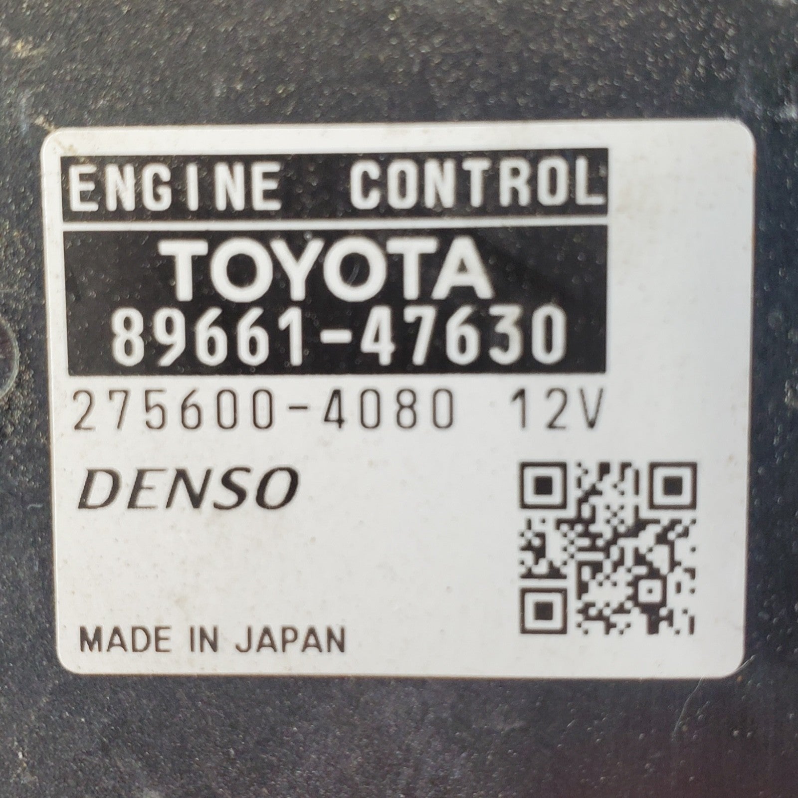 OEM Engine Control Module ECU Toyota Prius V 1.8L Hybrid 2014 2015 / 89661-47630