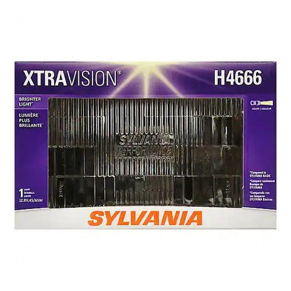 H4666 XtraVision: Sealed Beam Headlight, Brighter Light, 1 Pack