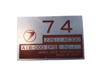 1998 Subaru Forester Computer Brain Engine Control ECU ECM EBX Module 22611AE330
