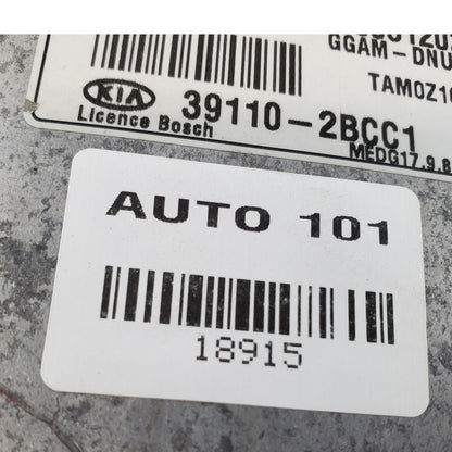 13 Kia Soul 39110-2BCC1 Computer Brain Engine Control ECU ECM EBX Module