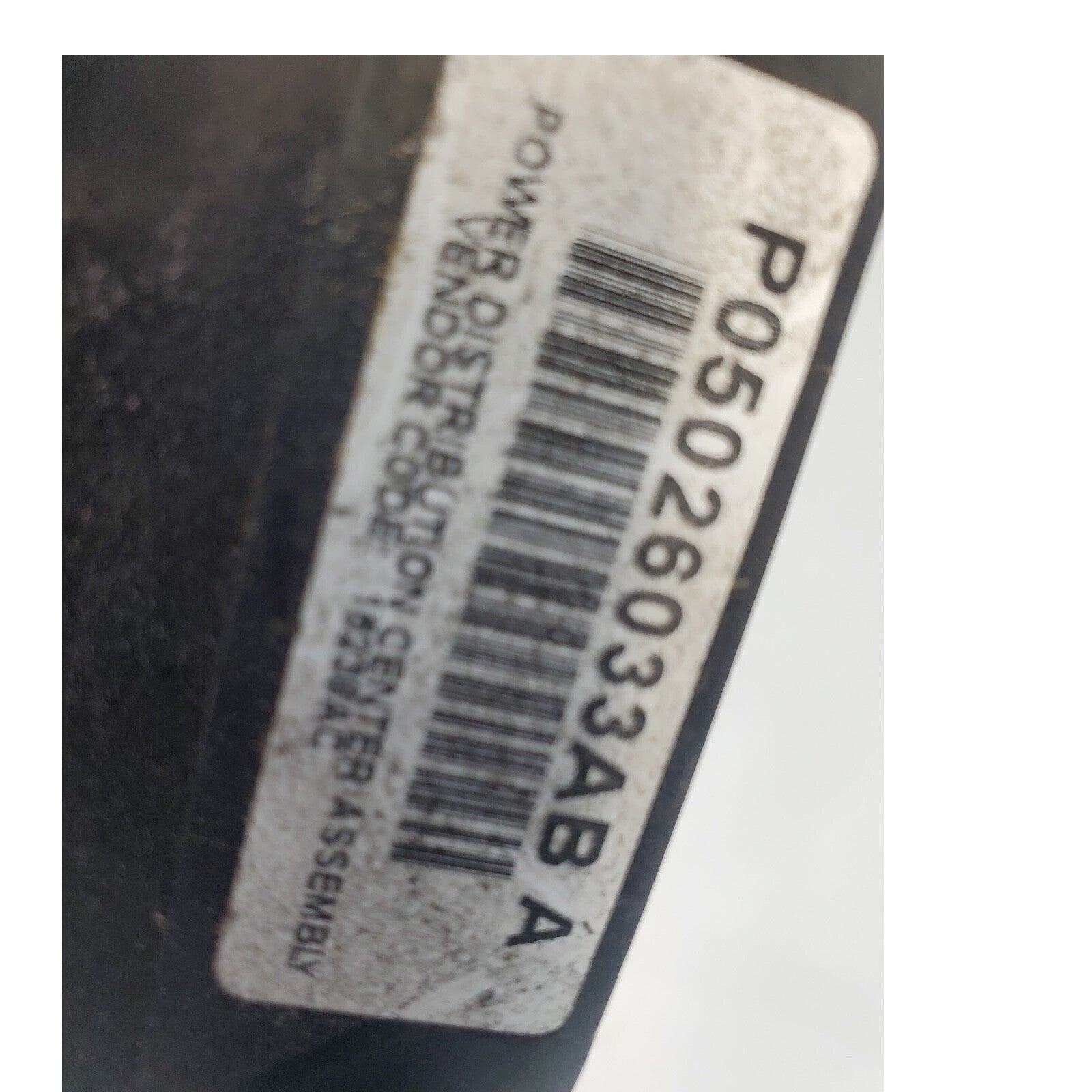 OEM 02-05 Dodge RAM 1500 Power Distribution Center ASSEMBLY P05026033AB