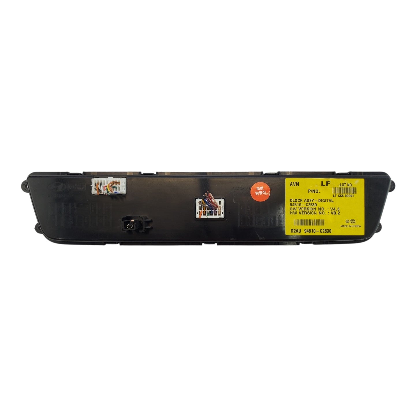 15-17 HYUNDAI SONATA CLOCK RADIO CONTROL ASSEMBLY OEM 94510-C2530