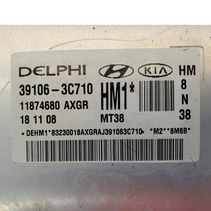 09-11 Kia Borrego ECU Electronic Control Module 3.8L 39106-3C710 OEM