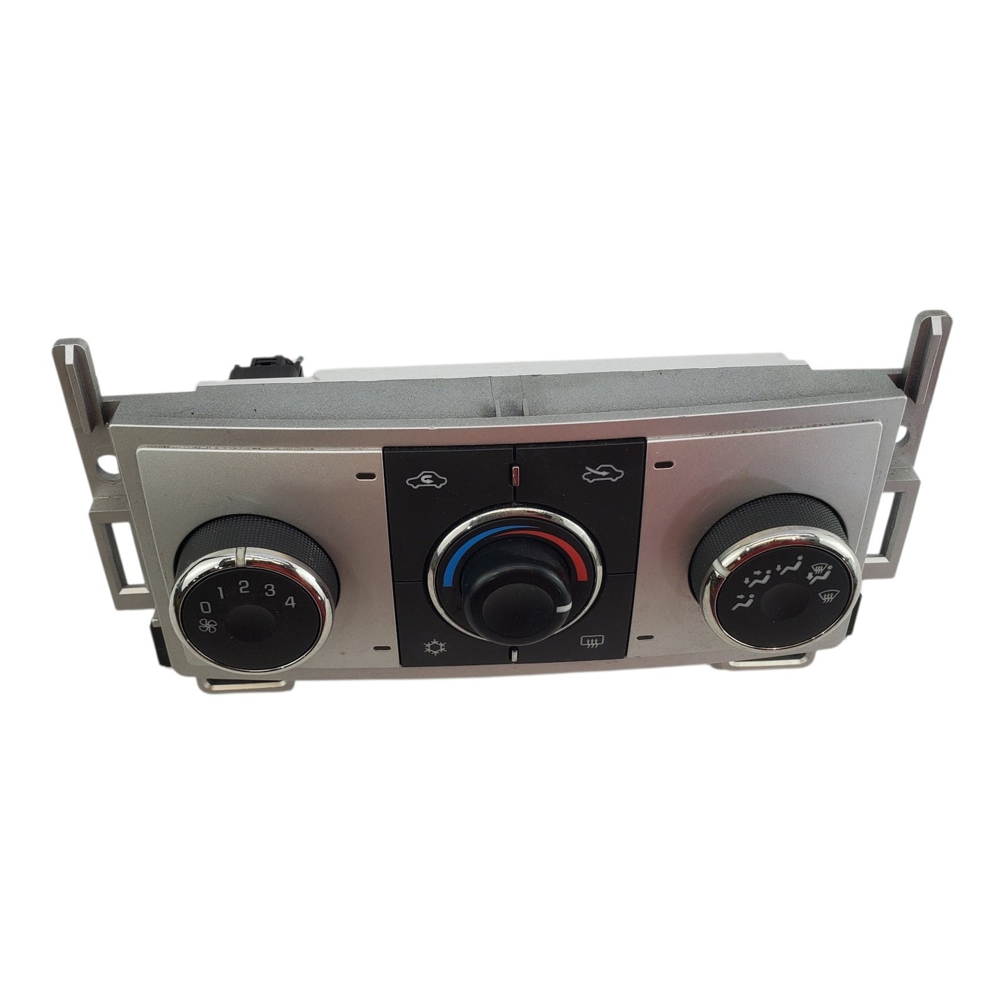 2007-2012 Malibu Aura OEM Climate Control Switch AC Heat Defrost SILVER 28116119