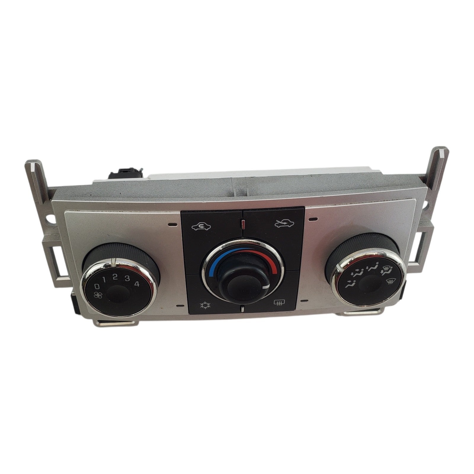 2007-2012 Malibu Aura OEM Climate Control Switch AC Heat Defrost SILVER 28116119
