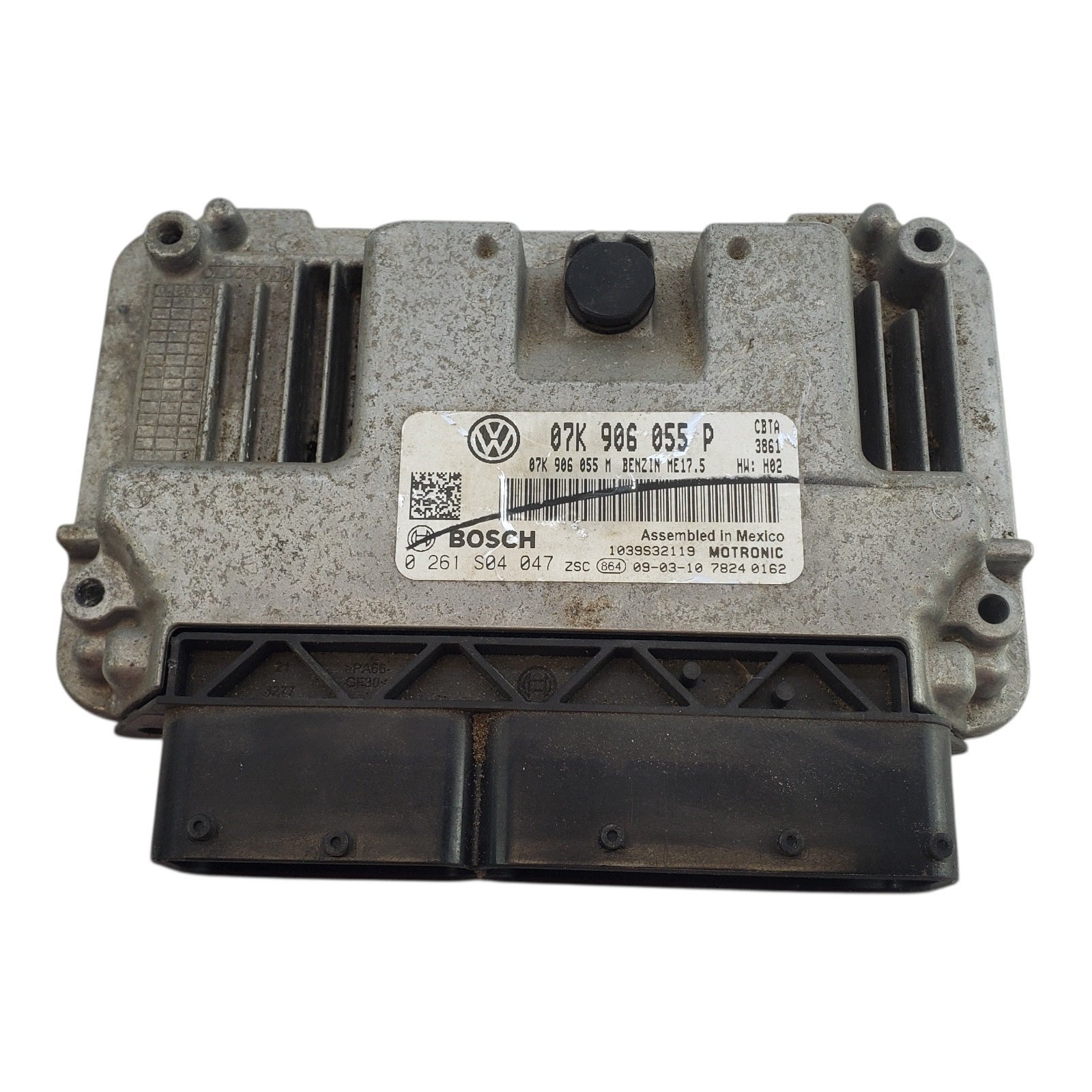 2009 VW VOLKSWAGEN JETTA RABBIT 2.5L Ecm ECU Engine Control Module 07K906055P