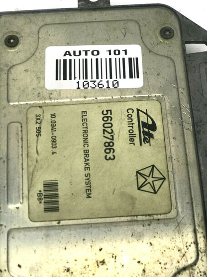 ✅ 95 JEEP GRAND CHEROKEE ABS CONTROL MODULE 56027863