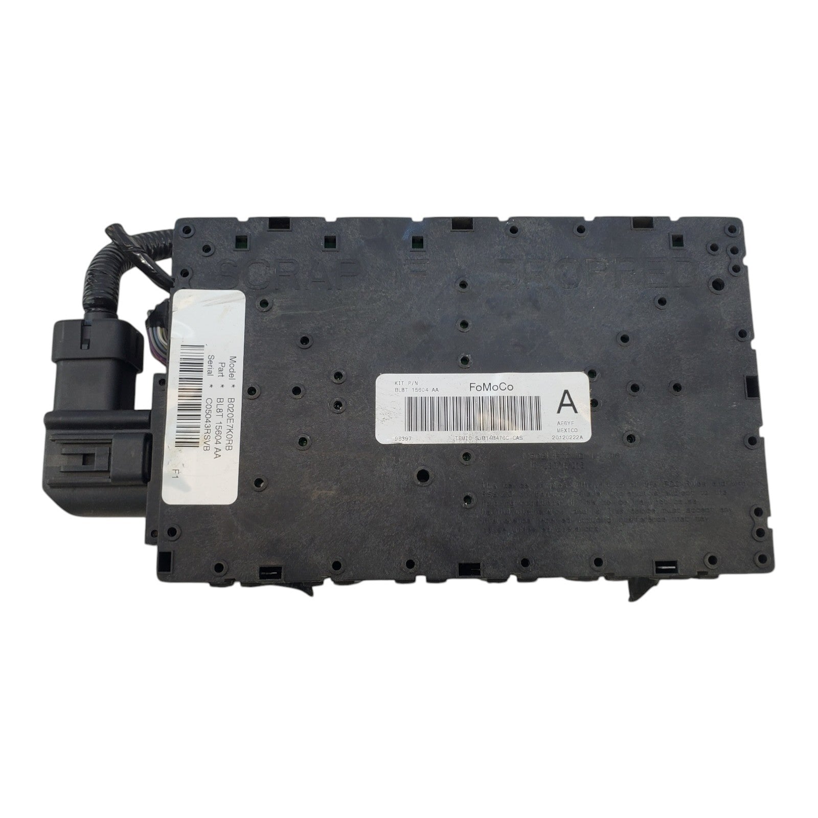 08-12 Ford Escape Interior Fuse Box Relay Junction Block Cabin bl8t15604aa OEM