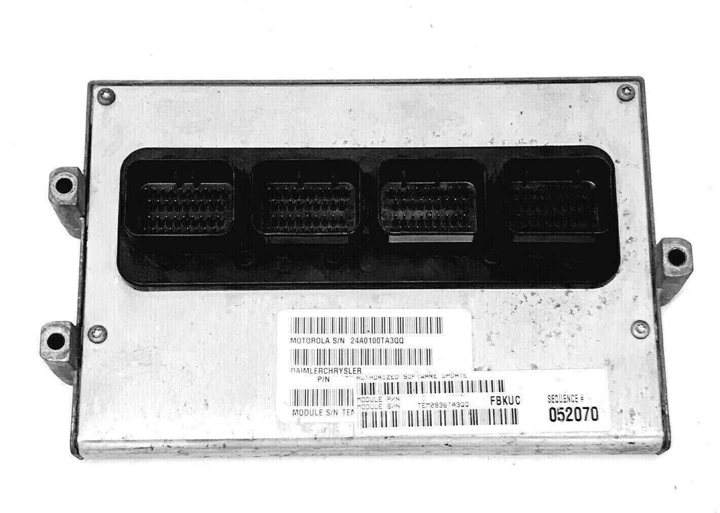 VIN Programmed 07 Commander 3.7L Engine Computer 05094887 PLUG&PLAY