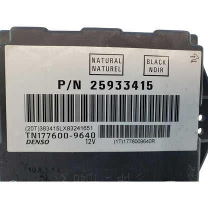2008-2014 Cadillac CTS FRONT LEFT DRIVER SIDE SEAT MODULE 25933415 USED OEM