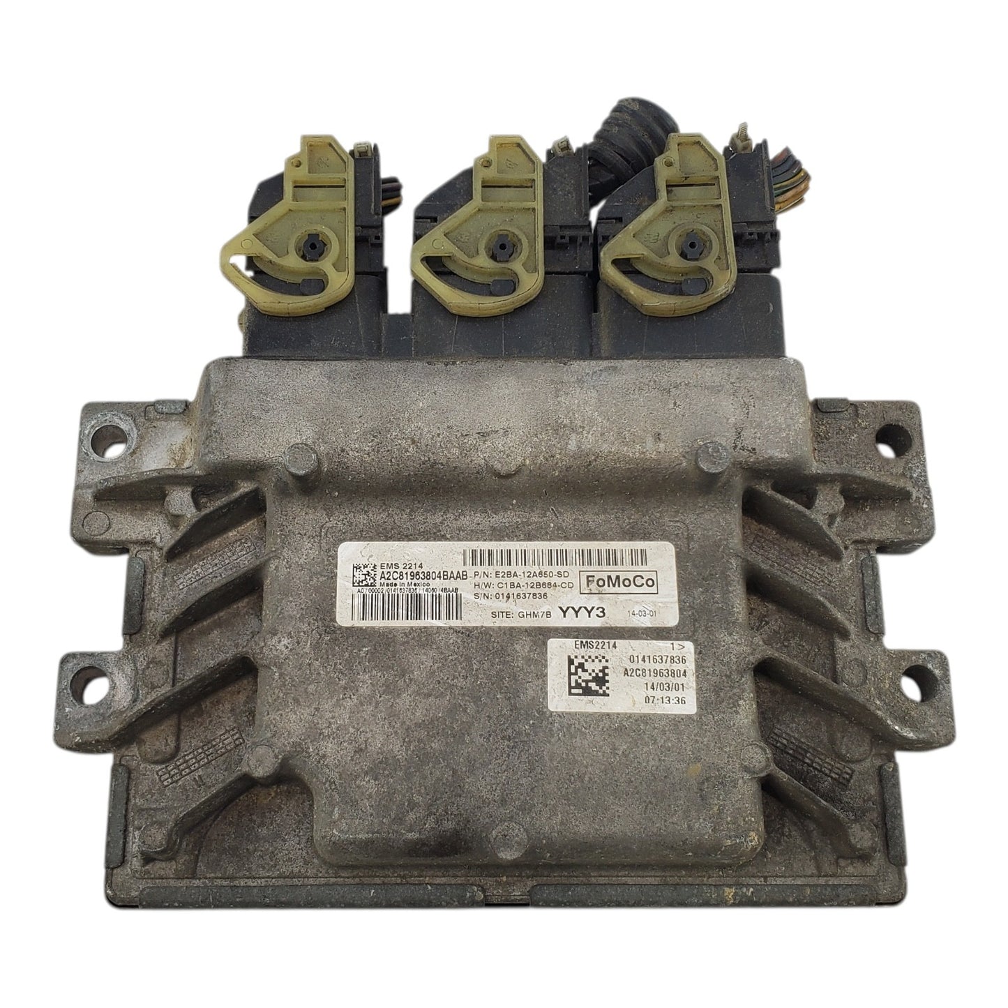 Engine ECM Control Module 1.6L Fits 14-15 FIESTA E2BA-12A650-SD E2BA12A650SD