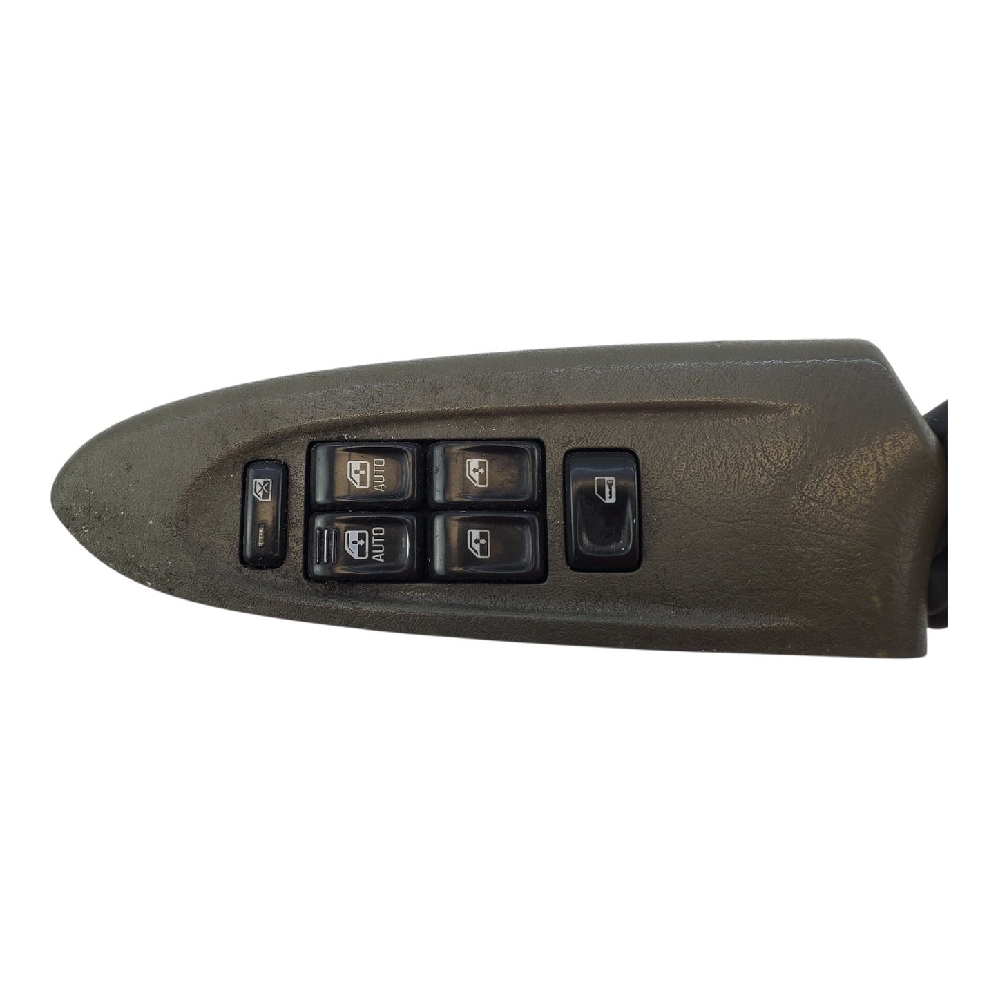 02-05 Envoy Trailblazer Master Driver Window Switch Grey Gray Bezel OEM 15204658
