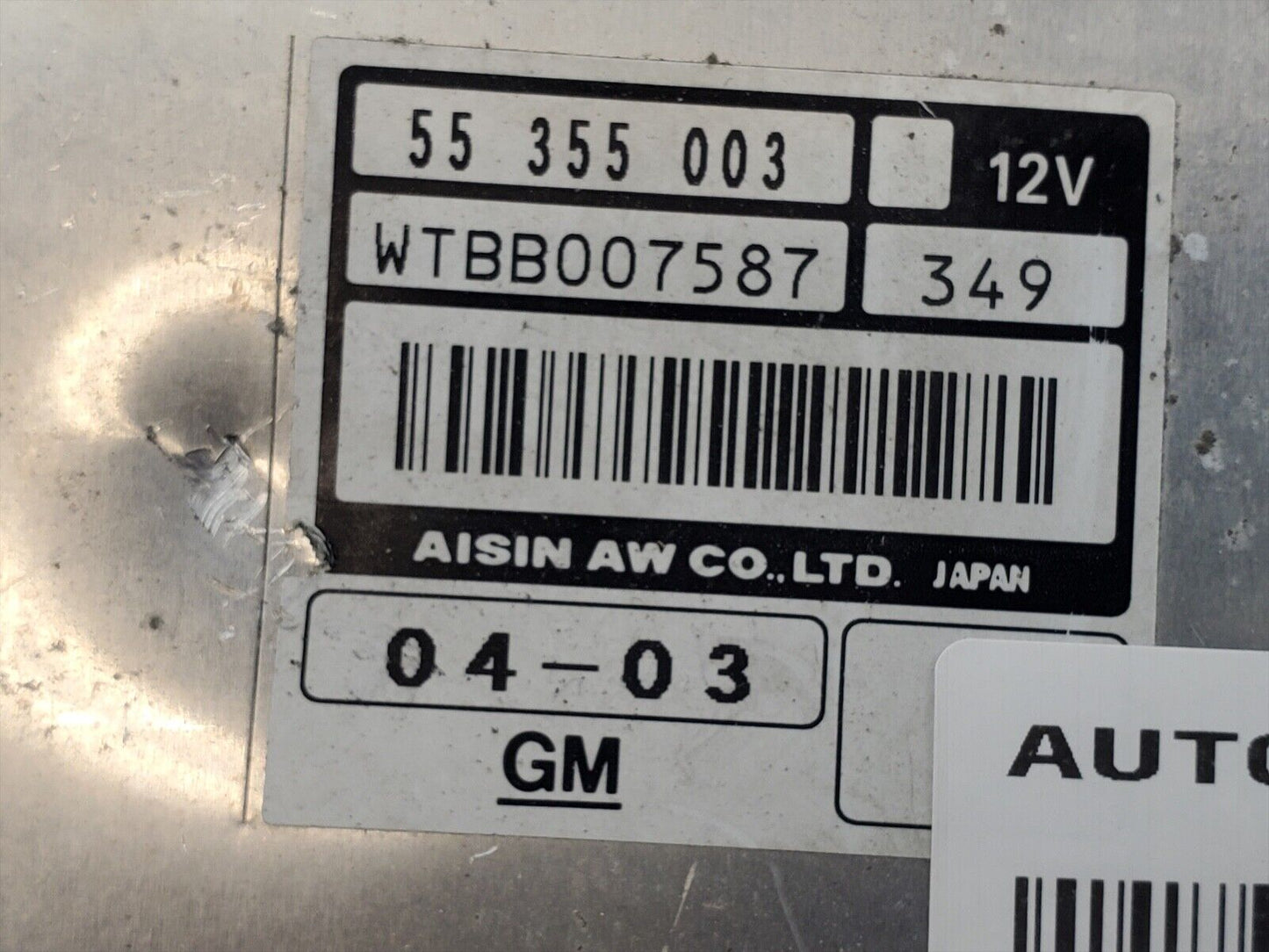 2003-2011 Saab 9-3 TCU TCM Automatic Transmission Control Module OEM 55355003
