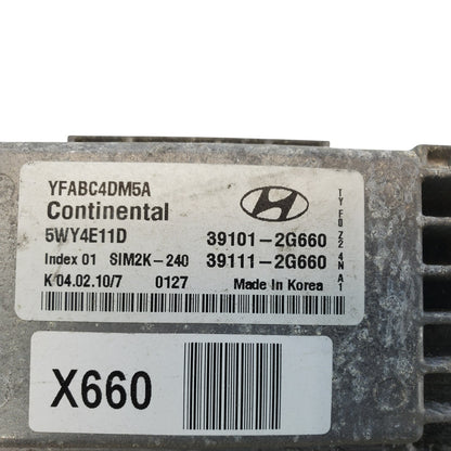 ENGINE COMPUTER HYUNDAI SONATA 2011 39111-2G660 39101-2G660 AT ECM PCM ECU OEM