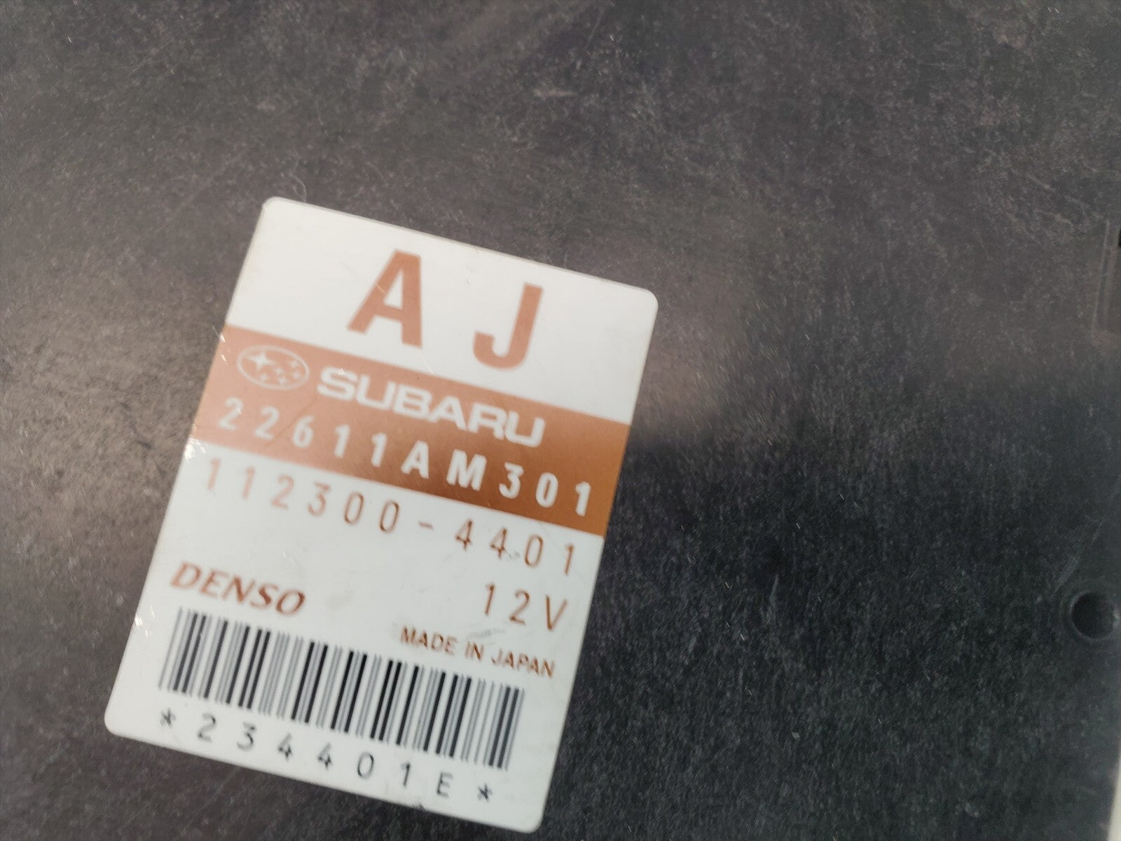 07-08 SUBARU FORESTER ENGINE CONTROL MODULE ECU PCM COMPUTER 22611AM301