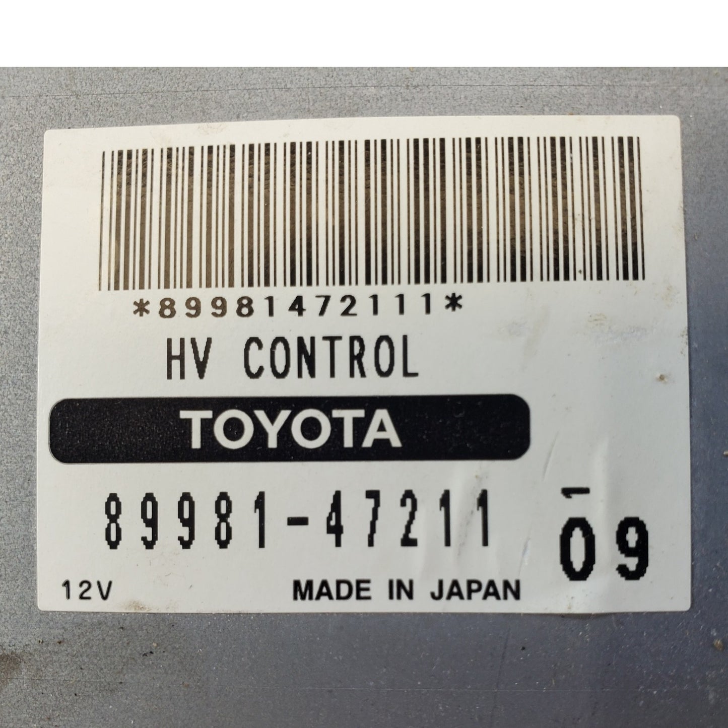 2006 2007 2008 2009 TOYOTA PRIUS HYBRID VEHICLE CONTROL MODULE 89981-47211 OEM