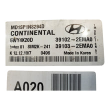 11 12 13 Hyundai Elantra 1.8 Engine Control Module Unit ECU ECM OEM 39102-2EMA0