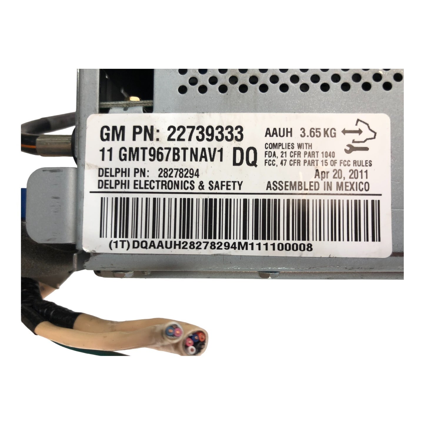 ✅ 2010 2011 BUICK ENLCAVE AM/FM CD DISPLAY SCREEN OEM 22739333 UNLOCKED
