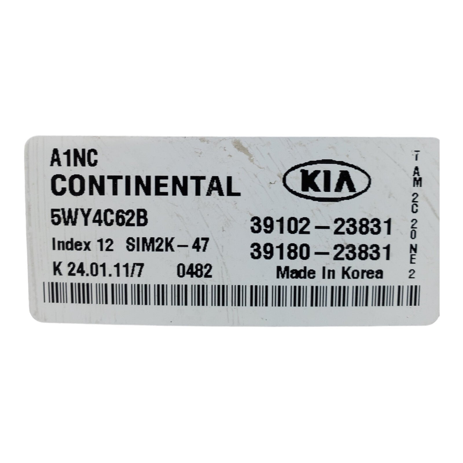 ✅2011-2012 Kia Soul Electronic Control Module 39180-23831