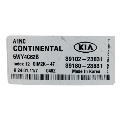 ✅2011-2012 Kia Soul Electronic Control Module 39180-23831