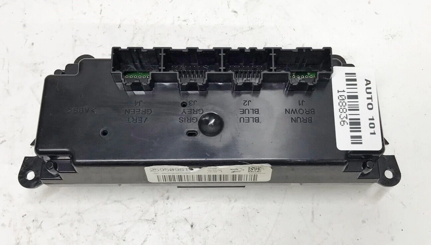 2007-2009 CHEVROLET EQUINOX A/C HEATER TEMPERATURE CLIMATE CONTROL OEM 25950961