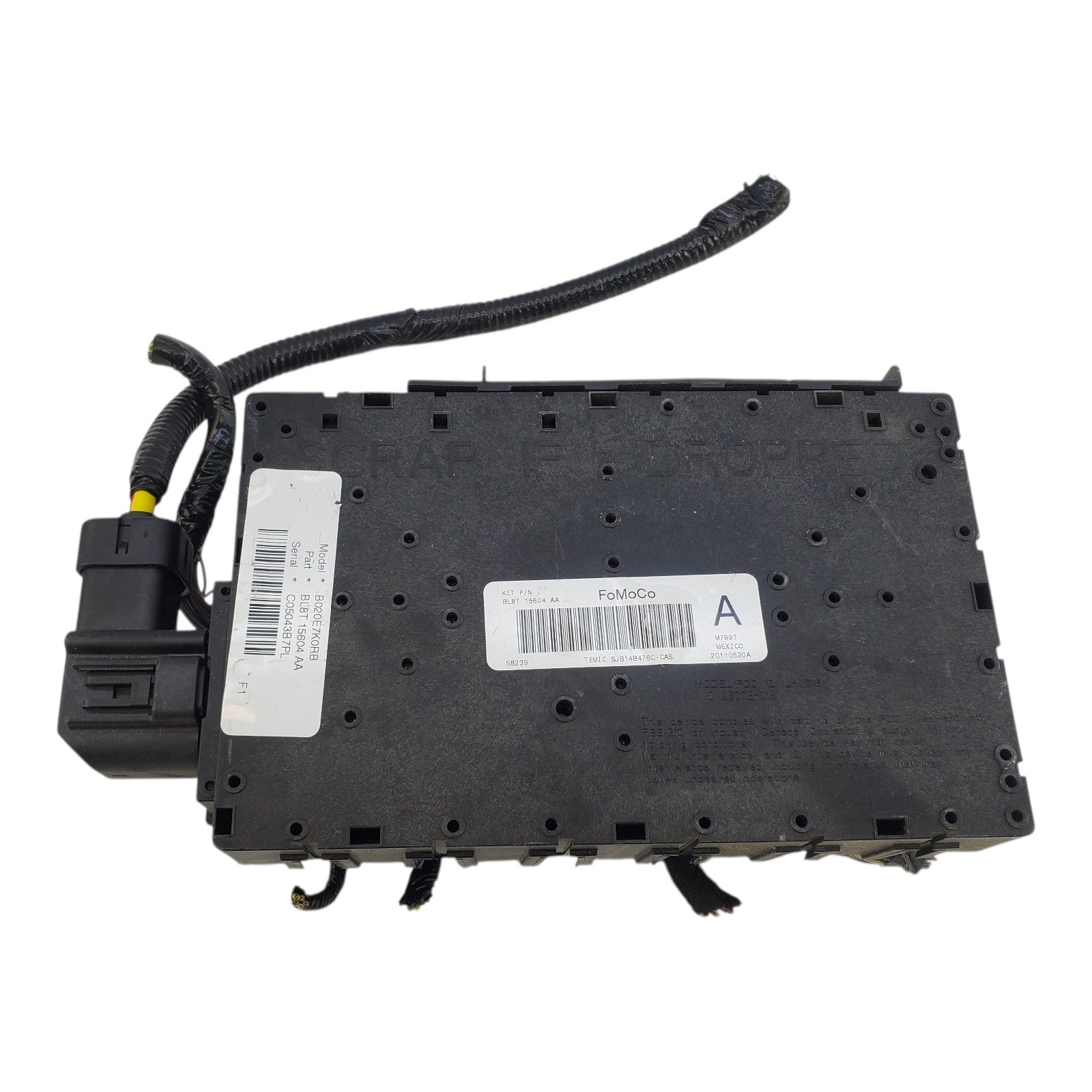 08-12 Ford Escape Interior Fuse Box Relay Junction Block Cabin bl8t15604aa OEM